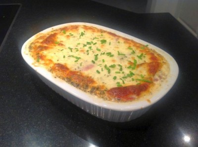 Tomatengratin schmeckt am besten frisch zubereitet